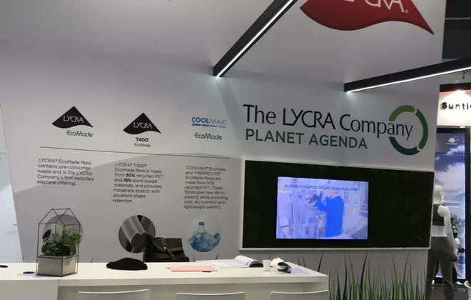 Details of The LYCRA Company booth at IPSO Munich - January 2020